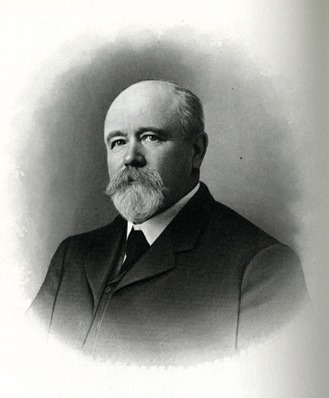 Engraved portrait of Lycurgus Lafayette Staton, from Samuel A. Ashe's <i>Biographical History of North Carolina</i>, Vol. 7, p. 443, published 1908 by Charles L. Van Noppen, Publisher, Greensboro, NC. From the collections of the Government & Heritage Library, State Library of North Carolina. 
