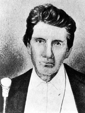 Photograph of Moses Stroup, from the Encyclopedia of Alabama online.