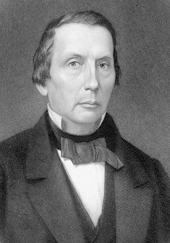 Engraving of David Lowry Swain by John Sartain. Image from the State Archives of North Carolina.