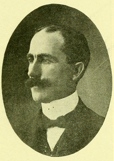 Portrait of John H. Tate, from J. J. Farriss's <i>High Point North Carolina</i> published [1909, Enterprise Printing Company, High Point, NC].  Presented on Archive.org. 