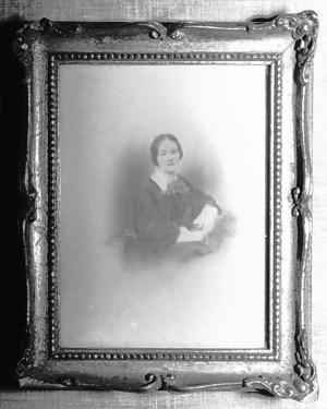 Portrait of Harriet Espy (Hattie) Vance, date unknown.  Used by permission of the Vance Birthplace, North Carolina Historic Sites, North Carolina Department of Cultural Resources.