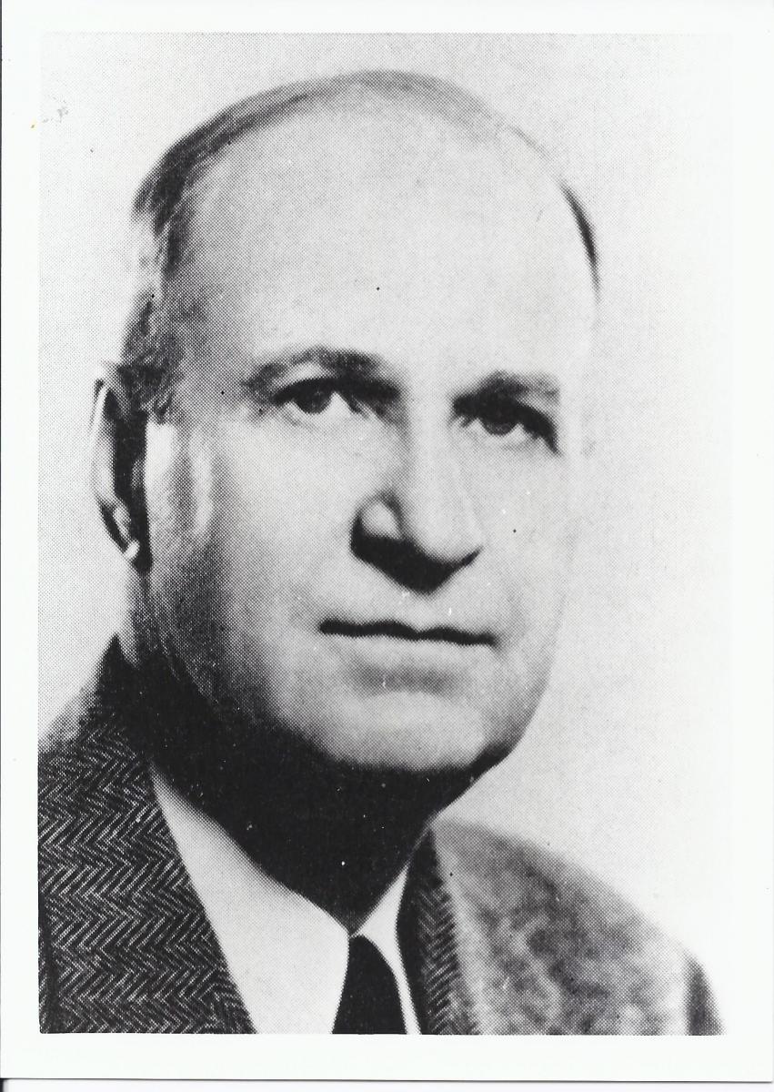Photographic portrait of Charles G. Vardell, Jr.  Presented courtesy of the University Archives, DeTamble Library, St. Andrews University, Laurinburg, N.C.