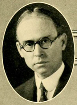A photograph of William Hane Wannamaker from the 1925 Duke University yearbook. Image from the University of North Carolina at Chapel Hill.