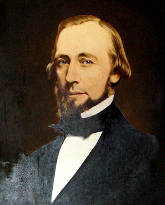 A photograph of a portrait of John White from the Jacob W. Holt House in Warrenton. Image from the North Carolina Digital Collections.