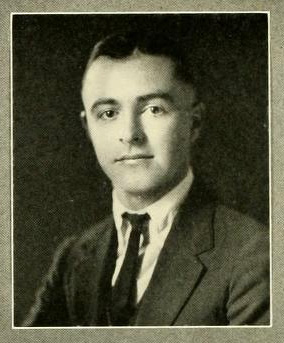 Senior portrait of Daniel Jay Whitener, from the Univerity of North Carolina yearbook <i>The Yackety Yack,</i> Vol. 32, 1922, p. 96. Presented on DigitalNC. 