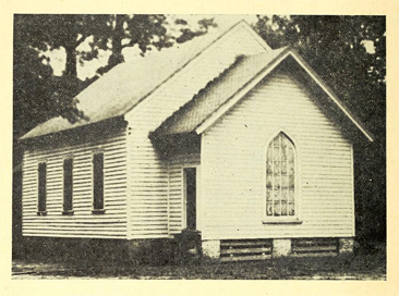 Photograph of historic Whitaker's Chapel, before 1939.  From James Elmwood Carroll's <i>History of the North Carolina Annual Conference of the Methodist Protestant Church</i>, published 1939 by McCulloch & Swaim, Greensboro, NC.  Presented on Archive.org.  The Rev. Wills was a member at the chapel where the North Carolina Annual Conference, considered the oldest in the Methodist Protestant Church, was first held in 1828. 