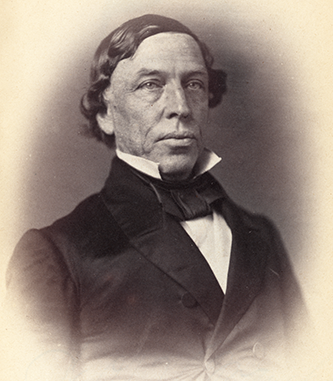 Photograph of Warren Winslow, circa 1859. Image from the Library of Congress.