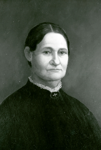 A photograph of a portrait of Carolina Moore Gilliam Wood. Image courtesy of the Southern Historical Collection, Wilson Library, University of North Carolina at Chapel Hill. 
