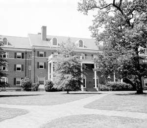 Alderman Residence Hall. From the North Carolina Collection Photographic Archives.