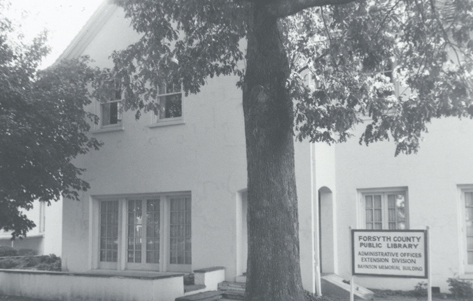 &quot;Agnew Hunter Bahnson house at 702 West Fifth Street. The house was used by the Forsyth County Public Library for a variety of purposes, beginning in 1968.&quot; Courtesy of Digital Forsyth. 