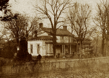 Cottage where Herbert Battle was born. Battle House, Chapel Hill,1892. Courtesy of UNC Libraries. 
