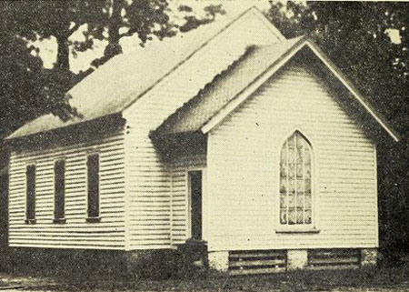 Bellamy was instrumental in the organization of the NC Annual Conference of the Methodist Protestant Church at Witakers Chapel, 1828. Image courtesy of History of the North Carolina annual conference of the Methodist Protestant church.