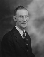 W. Ernest Bird. Acting President of Western Carolina College,1947 - 1949. Image courtesy of Western Carolina University. 