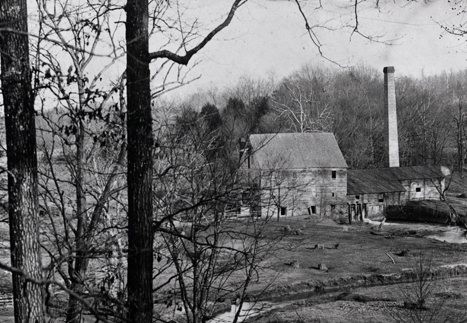 Salem Mill built 1827. Image courtesy of Digital Forsyth. 