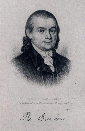 Robert Burton. Image courtesy of the NC Museum of History. 