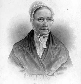 Catherine Coffin, wife of Levi Coffin. Image courtesy of the University of Cincinnati.