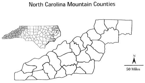 North Carolina Mountain Counties