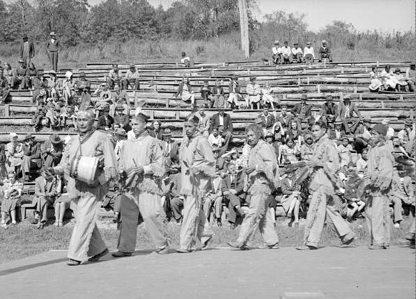 Performance at the Cherokee Fair, 1939.