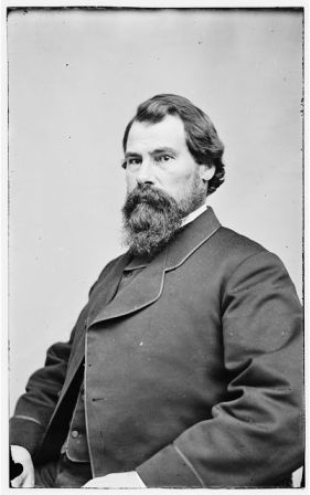 &quot;Portrait of Postmaster-general John H. Regan, officer of the Confederate States Government.&quot;  Created between 1860 and 1865; call #: LC-B813- 1996. Image courtesy of Library of Congress. 