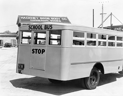 School Bus, 1936. From the Barden Collection, North Carolina State Archives, call #:  N.53.15.6644, Raleigh, NC.
