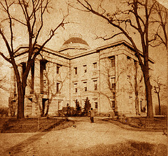 NC State Capitol, 1861, designed by Town and Davis in 1832-34.