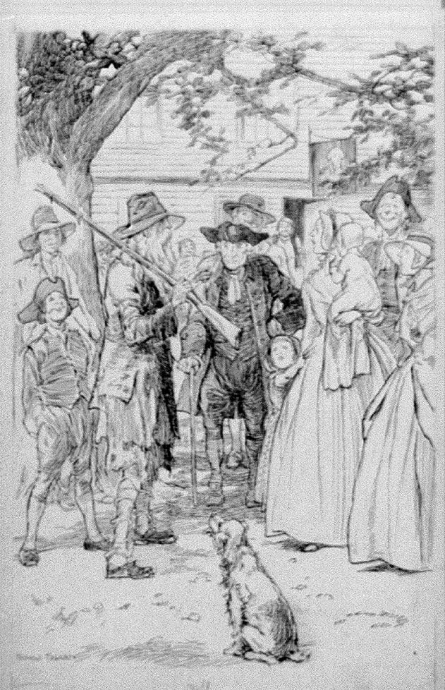 Rip Van Winkle Surrounded by Villagers | NCpedia