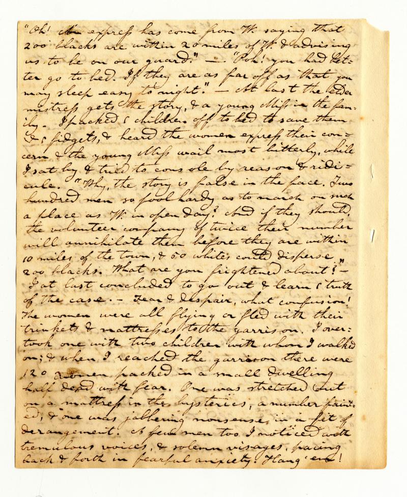 Moses Ashley Curtis diary, September 1831 (page 3 of 7) | NCpedia