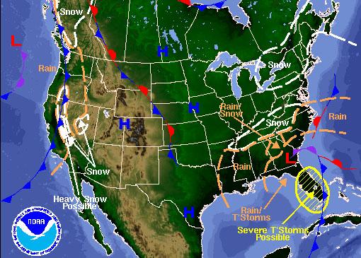 Weather map | NCpedia