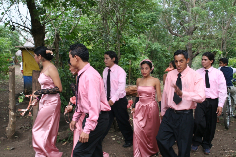 Procession to the church