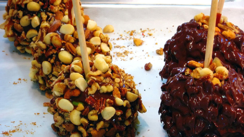 Candy apples at the North Carolina State Fair