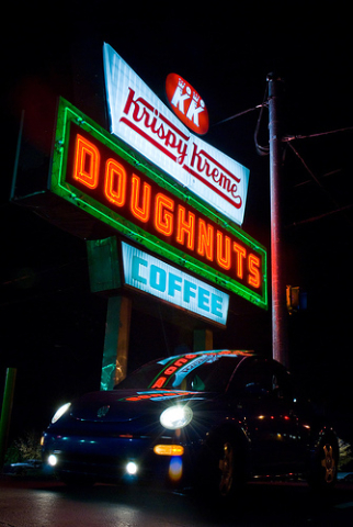 Krispy Kreme sign