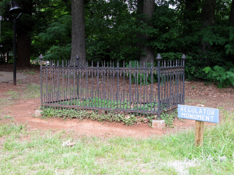 Regulator monument in Hillsborough