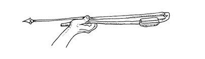 An atlatl, or spear thrower