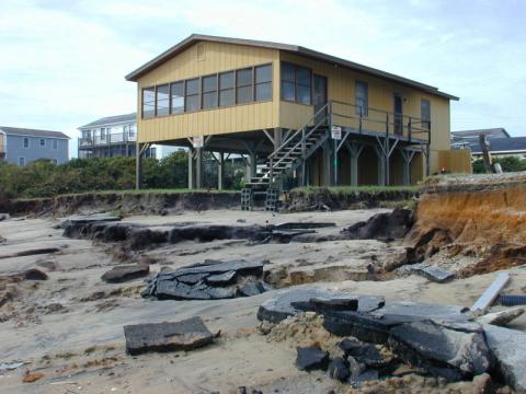 Damage from Hurricane Floyd