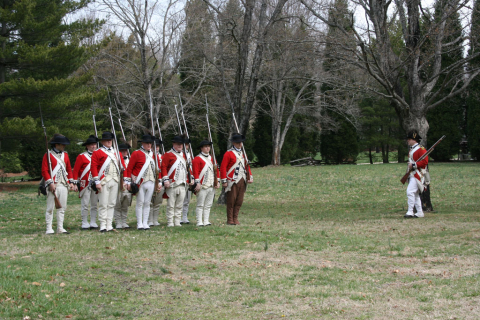 The Redcoats prepare