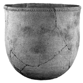 Pottery vessel from Rockingham County, North Carolina, ca. AD 1200