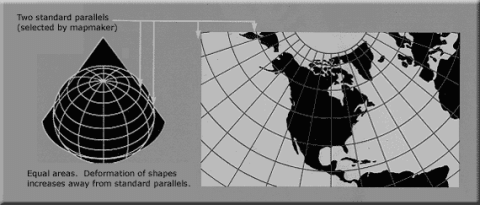 Albers Equal Area Conic projection