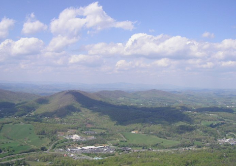 View from Mount Jefferson, North Carolina