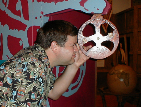 Looking through a mariner's astrolabe