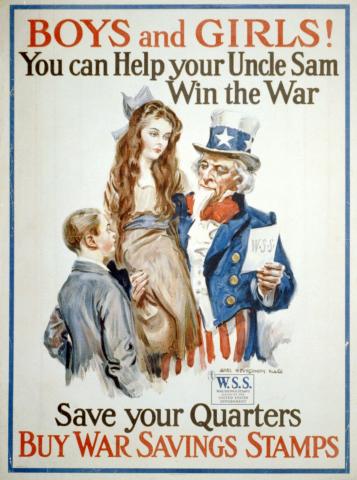 Boys and girls! You can help your Uncle Sam win the war