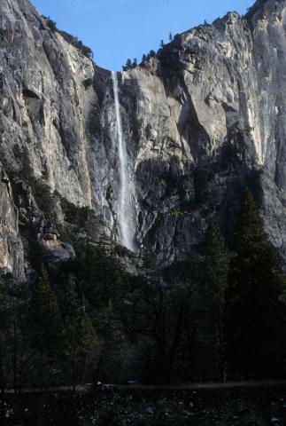 Bridalveil Fall in Yosemite National Park, CA