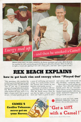 Camel cigarettes ad