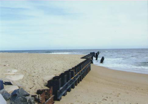 Groins at Cape Hatteras