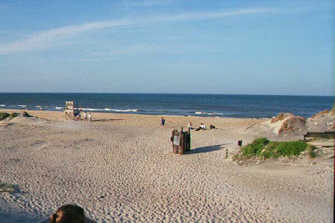 Overwash at Coquina Beach