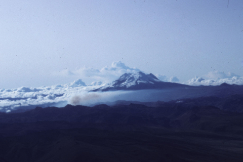 Snow-capped Ecuadorian volcanoes