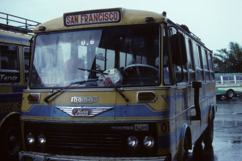 Public bus showing a destination of San Francisco