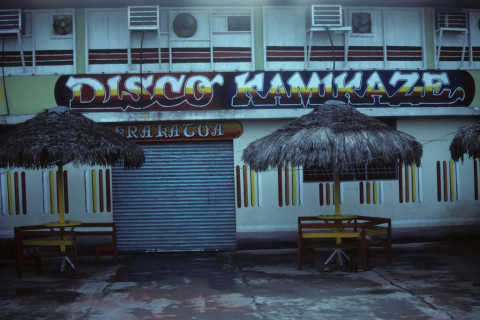 Dance hall in Coca, Ecuador