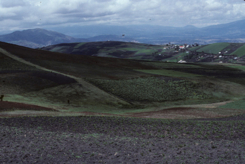 Rolling hills south of Riobamba, Ecuador