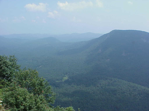 Mountain view in Gorges State Park