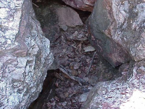 Granite cliffs at Whiteside Mountain